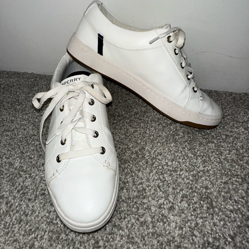 Sperry Women’s  Top Sider Leather Sneakers 8.5